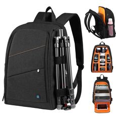 PULUZ Outdoor Portable Impermeabile Dual Should Should Should Backpack PUBBLICE PTZ Stabilizzatore Stabilizzatore con copertura da pioggia per fotocamera digitale, Dji Ronin-SC / Ronin-S (nero)
