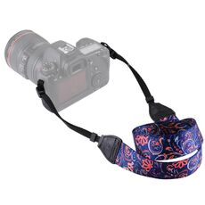 Tracolla per fotocamera con tracolla a tracolla multicolore in stile etnico retrò PULUZ per fotocamere SLR / DSLR