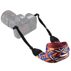 Tracolla per fotocamera con tracolla a tracolla multicolore in stile etnico retrò PULUZ per fotocamere SLR / DSLR