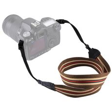 Tracolla per fotocamera a tracolla con tracolla a righe multicolore in stile etnico retrò PULUZ per fotocamere SLR / DSLR