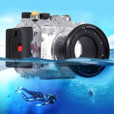 Custodia impermeabile per fotocamera subacquea PULUZ da 40 m per Sony RX100 III (trasparente)