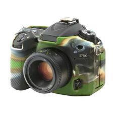 Custodia protettiva in silicone morbido PULUZ per Nikon D7200 / D7100 (mimetico)