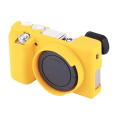 Custodia protettiva in silicone morbido PULUZ per Sony ILCE-6000 / A6000 (giallo)