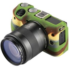 Custodia protettiva in silicone morbido PULUZ per Canon EOS M3 (mimetica)