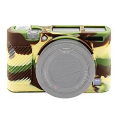 Custodia protettiva in silicone morbido PULUZ per Sony RX100 III / IV / V (mimetico)