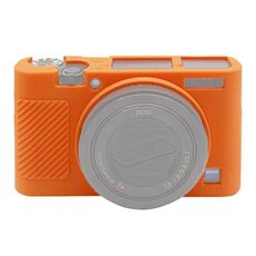 Custodia protettiva in silicone morbido PULUZ per Sony RX100 III / IV / V (arancione)