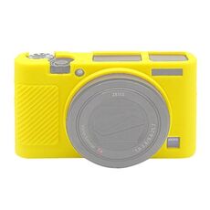 Custodia protettiva in silicone morbido PULUZ per Sony RX100 III / IV / V (giallo)