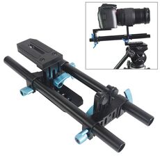 YEANGU YLG1005B Asta guida per stent semplice da 15 mm per fotocamere SLR