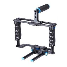 YELANGU YLG0107E-A Set superiore stabilizzatore per impugnatura con gabbia protettiva per fotocamera DSLR