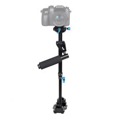 YELANGU S40L Stabilizzatore portatile in lega di alluminio da 40 cm per fotocamera DSLR DV (nero)