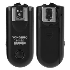 2 PCS YONGNUO RF603N II FSK 2.4GHz Wireless Flash Trigger con cavo di collegamento otturatore N1