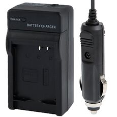 Caricabatteria da auto per fotocamera digitale per Olympus u700 / u720sw / U800 (Li-40B / Li-42B) (Nero)