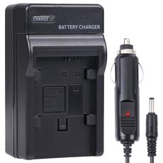 Caricabatteria per fotocamera digitale per CANON BP-808 (nero)