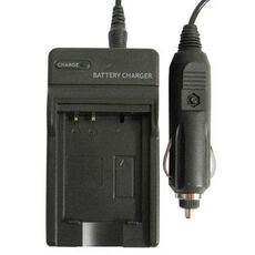 Caricabatteria per fotocamera digitale per NIKON ENEL12 (nero)