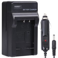 Caricabatteria da auto per fotocamera digitale per SONY NP-BX1 (nero)