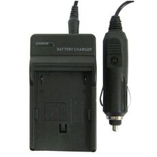 Caricabatteria per fotocamera digitale per Samsung SLB-10A, SLB-11A (nero)