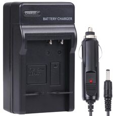 Caricabatteria per fotocamera digitale per SANYO DBL20 (nero)