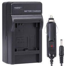 Caricabatterie intelligente per batteria per fotocamera digitale con spina di alimentazione e caricabatteria per auto Set da viaggio per Gopro HD HERO3 (nero)