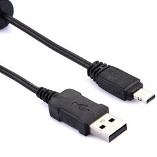 Cavo USB per fotocamera digitale per Casio EX-S600 / EX-S770 / EX-S880 / EX-Z60 (nero)