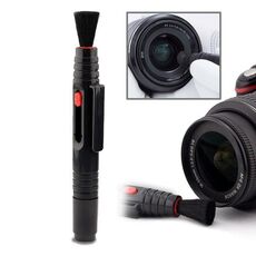 Penna per la pulizia delle lenti 2 in 1 per fotocamera (nera)