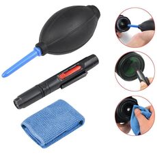 Kit di pulizia dell'obiettivo della fotocamera 3 in 1