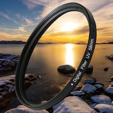Filtro UV da 58 mm (nero)