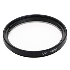 Filtro UV della fotocamera SLR 43MM (nero)