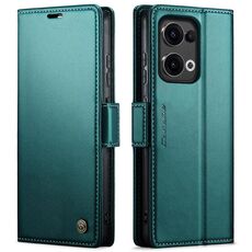 Per OPPO Reno13 CaseMe 023 Butterfly Buckle Litchi Texture RFID Anti-furto Custodia per telefono in pelle (verde)
