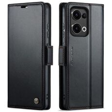Per OPPO Reno13 CaseMe 023 Butterfly Buckle Litchi Texture RFID Anti-furto Custodia in pelle per telefono (nero)
