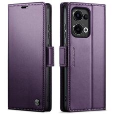Per OPPO Reno13 CaseMe 023 Butterfly Buckle Litchi Texture RFID Anti-theft Custodia per telefono in pelle (viola)