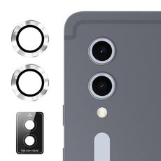 Per Samsung Galaxy Tab S10+ / S10 Ultra ENKAY 9H Pellicola in vetro temperato in lega di alluminio per obiettivo posteriore (argento)
