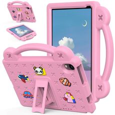 Per Urao Jeazans OC101 / C107 Android 2024 Custodia per tablet antiurto in EVA con supporto per bambini (rosa)