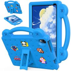 Per Urao Jeazans OC101 / C107 Android 2024 Custodia per tablet antiurto in EVA con supporto per bambini (blu cielo)