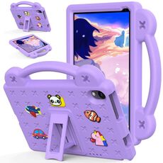 Per Urao Jeazans OC101 / C107 Android 2024 Custodia per tablet antiurto in EVA con supporto per bambini (viola chiaro)