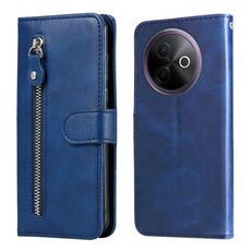Per vivo Y39 5G / Y300i Custodia per telefono in pelle con cerniera e texture di vitello alla moda (blu)