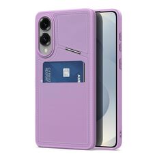 Per Samsung Galaxy S25 Edge 5G DUX DUCIS Rafi II Series MagSafe Supporto magnetico RFID Custodia per telefono (viola)