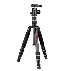 BEXIN BX255C K30 Treppiede portatile in fibra di carbonio per fotocamera DSLR