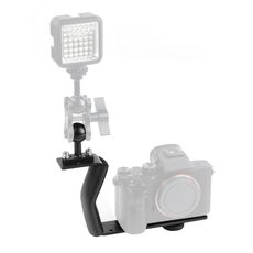 PULUZ Supporto per braccio di estensione con staffa in lega di alluminio a forma di Z per sistema di fotografia subacquea