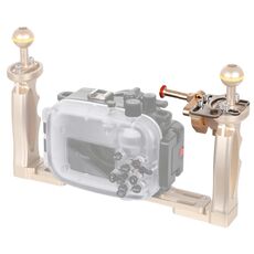PULUZ Supporto per leva adattatore per estensione grilletto rilascio otturatore per sistema braccio subacqueo (oro)