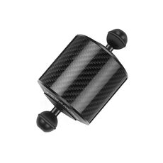 PULUZ 6.1 pollici 15,5 cm Lunghezza 80 mm Diametro Braccio galleggiante in fibra di carbonio a doppia sfera, Diametro sfera: 25 mm, Galleggiabilità: 400 g