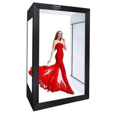 PULUZ 2M 240W 5500K Kit di scatola da studio leggera per foto per vestiti / ritratto modello per adulti (spina Au)