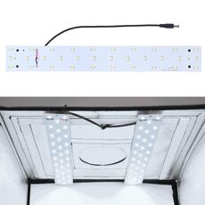 PULUZ 15W 1200LM 32 LED SMD 5730 5500K Base in alluminio Pannello luminoso per tenda da studio da 40 cm