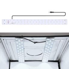 PULUZ 30W 1690LM 60 LED SMD 5730 5500K Pannello luminoso con base in alluminio per tenda da studio da 60 cm