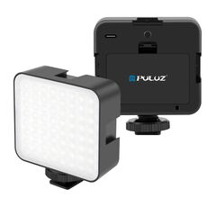 PULUZ 49 LED 3W Luce di riempimento per giunzione video per videocamera / videocamera (nera)