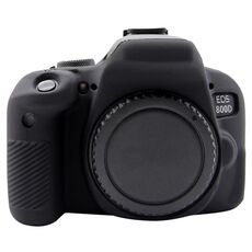 Custodia protettiva in silicone morbido PULUZ per Canon EOS 800D (nera)