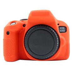 Custodia protettiva in silicone morbido PULUZ per Canon EOS 800D (rossa)