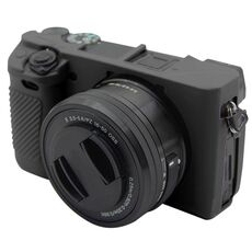 Custodia protettiva in silicone morbido PULUZ per Sony ILCE-6300 / A6400 (nera)