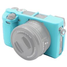 Custodia protettiva in silicone morbido PULUZ per Sony ILCE-6300 / A6400 (blu)
