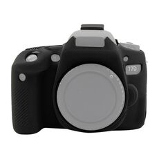Custodia protettiva in silicone morbido PULUZ per Canon EOS 77D (nera)