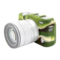 Custodia protettiva in silicone morbido PULUZ per FUJIFILM X-A3 / X-A10 (mimetico)
